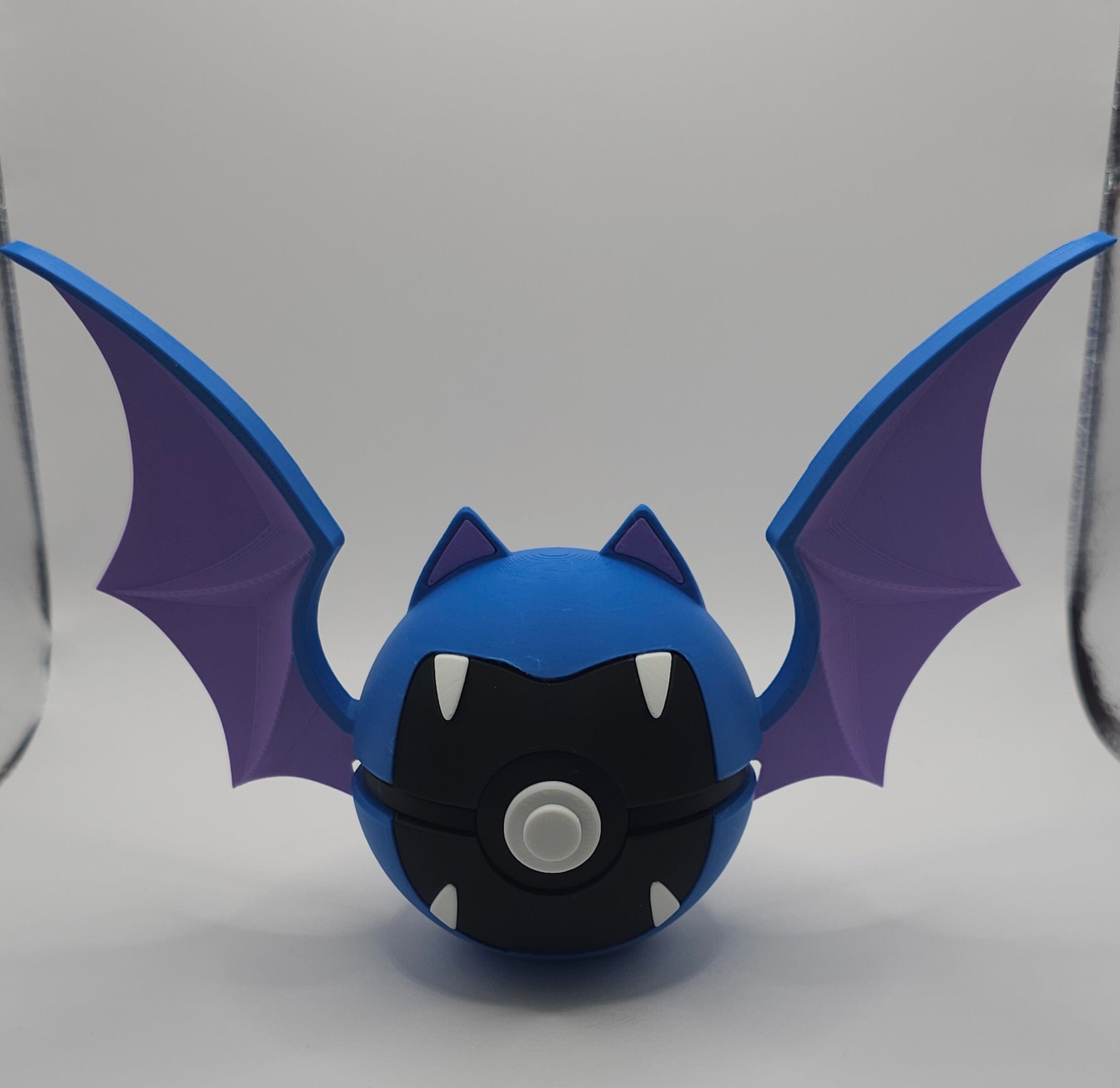 Pokemon Character Design - 3D Printed Pokeball - Golbat - Unique Display Collectible
