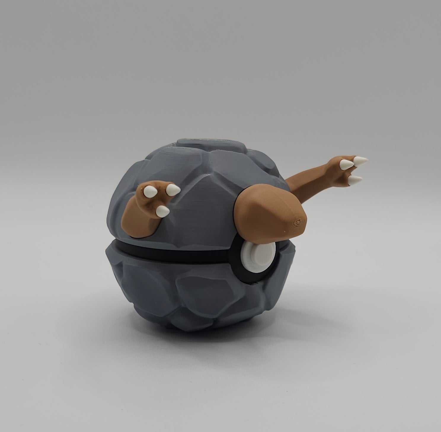 Pokemon Character Design- 3D Printed Pokeball- Golem- Unique Display Collectible