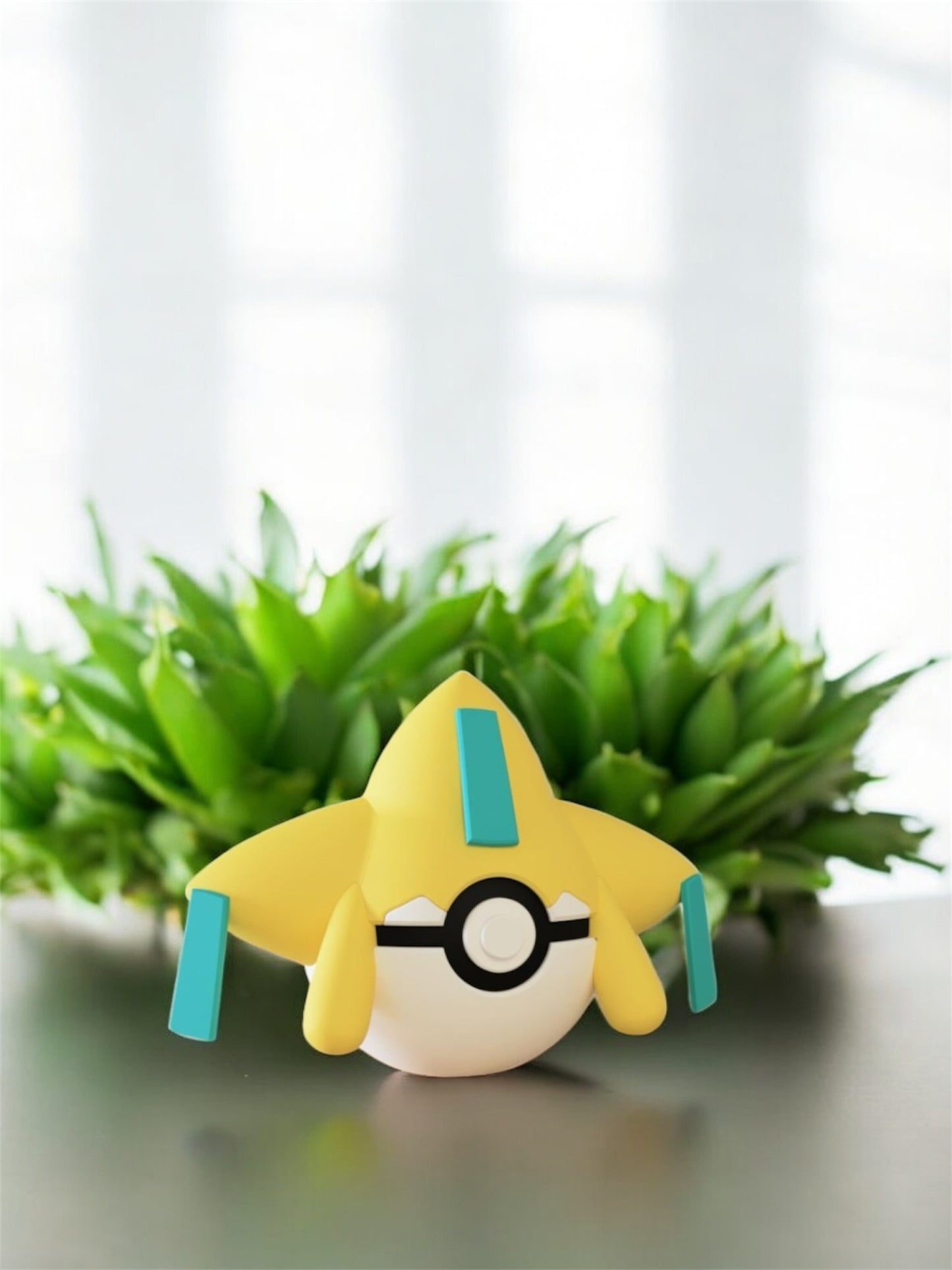 Pokemon Character Design - 3D Printed Pokeball - Jirachi - Unique Display Collectible