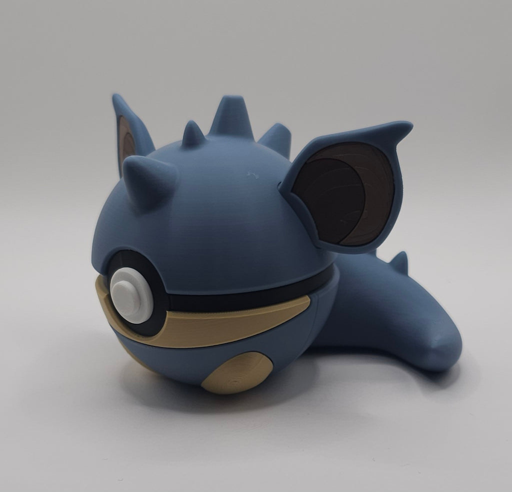 Pokemon Character Design - 3D Printed Pokeball - Nidoqueen - Unique Display Collectible
