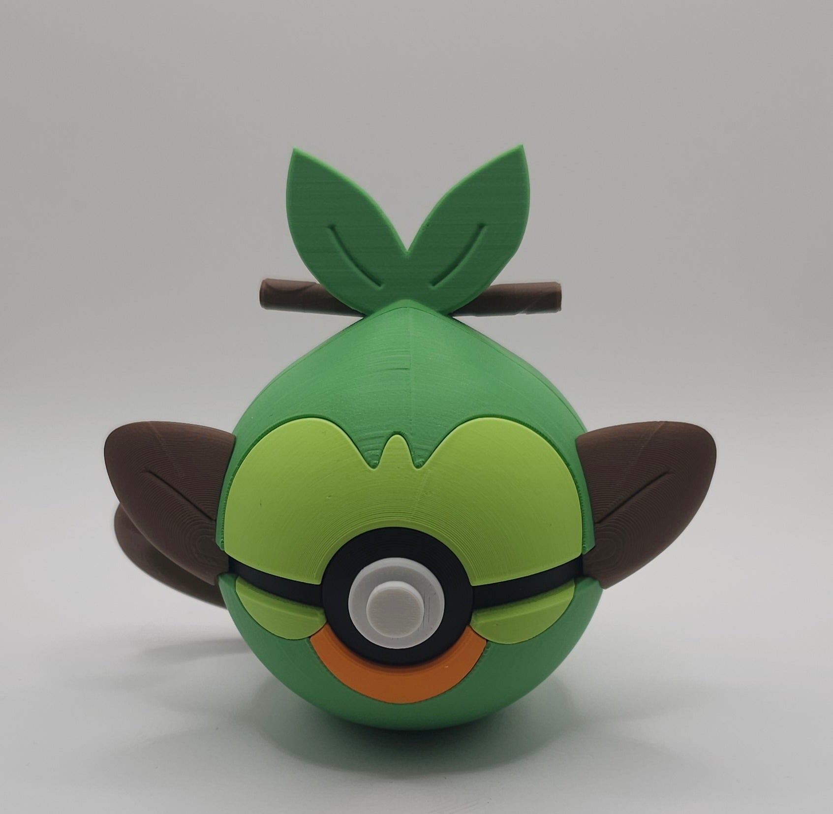Pokemon Character Design - 3D Printed Pokeball - Grookey - Unique Display Collectible