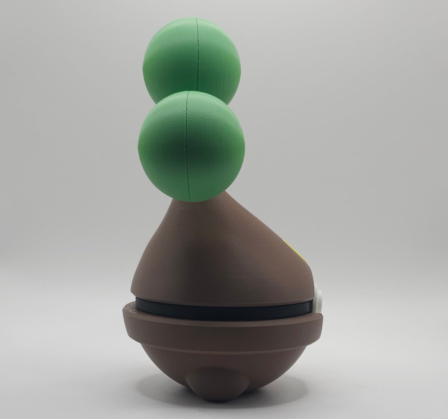 Pokemon Character Design- 3D Printed Pokeball- Bonsly- Unique Display Collectible
