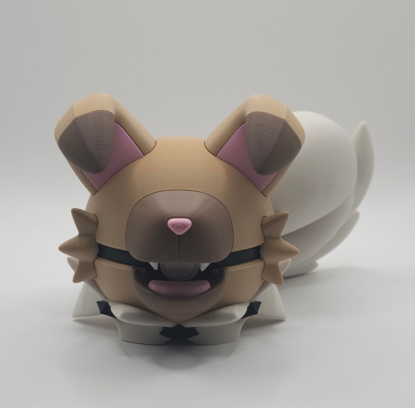 Pokemon Character Design- 3D Printed Pokeball- Rockruff- Unique Display Collectible