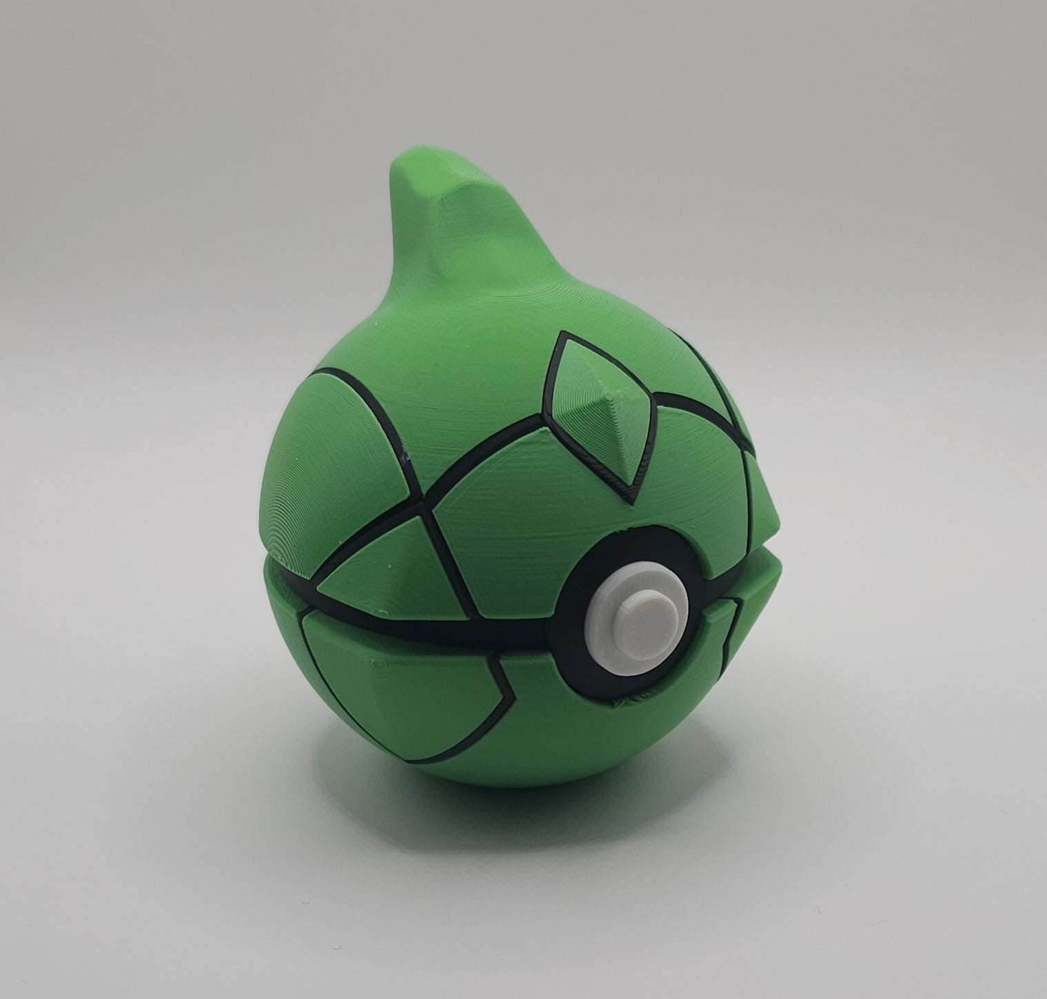 Pokemon Character Design - 3D Printed Pokeball - Metapod - Unique Display Collectible