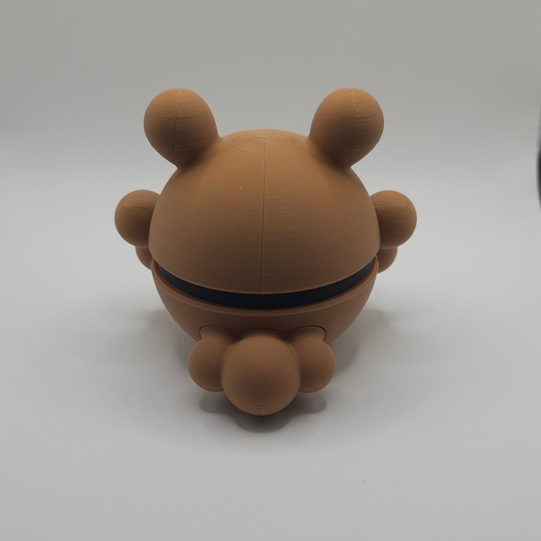 Pokemon Character Design- 3D Printed Pokeball- Bidoof- Unique Display Collectible