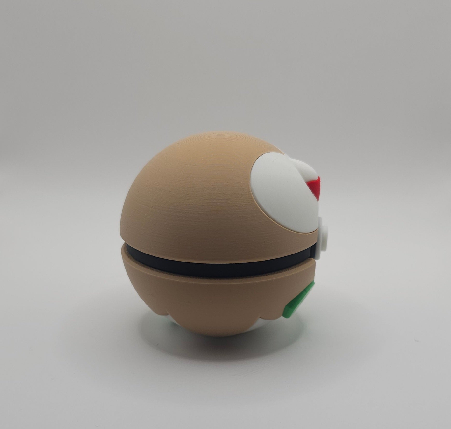 Pokemon Character Design- 3D Printed Pokeball- Rowlett- Unique Display Collectible