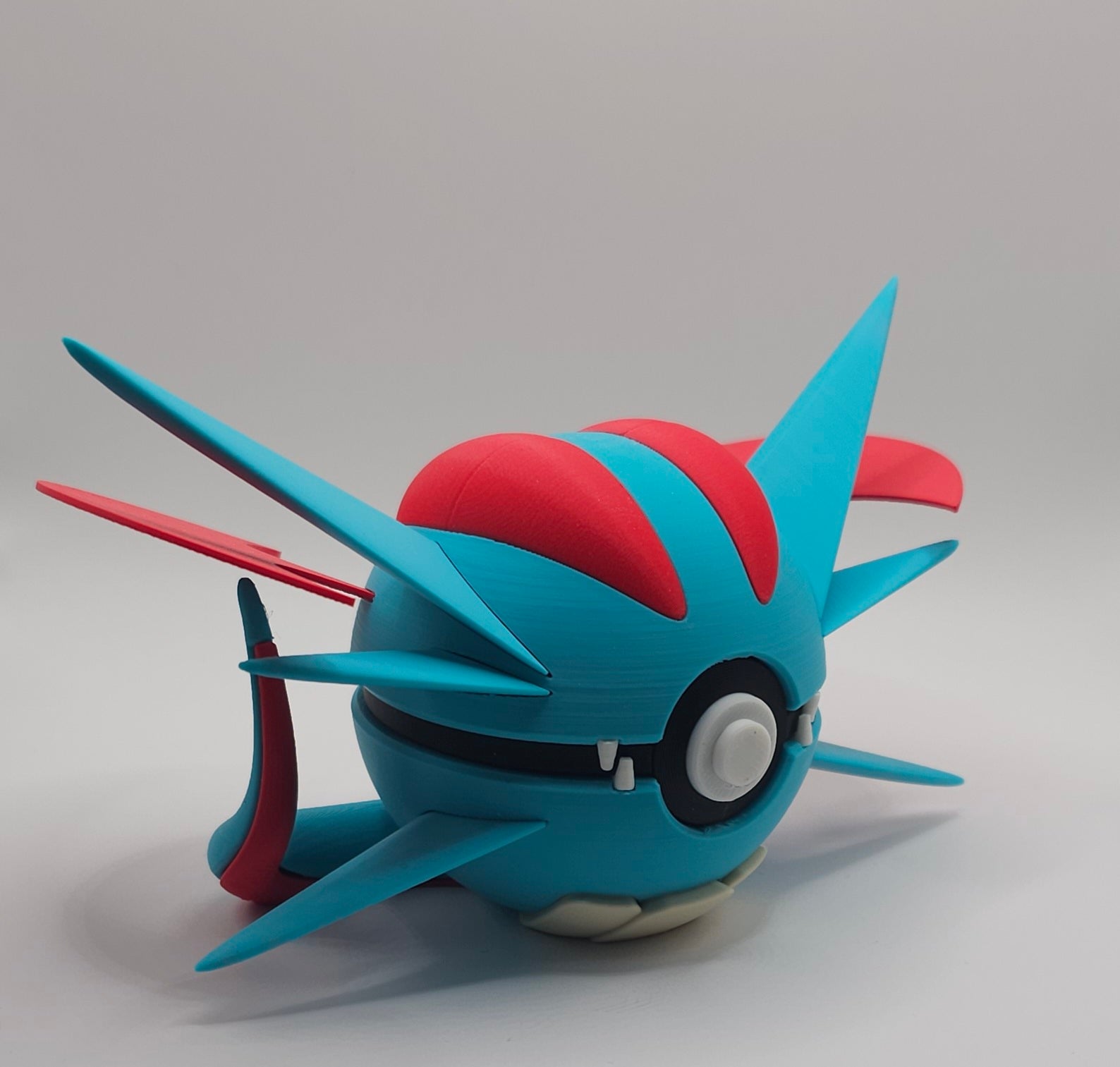 Pokemon Character Design- 3D Printed Pokeball- Salamence- Unique Display Collectible