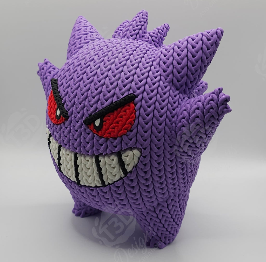 Gengar Knitted Design Figure