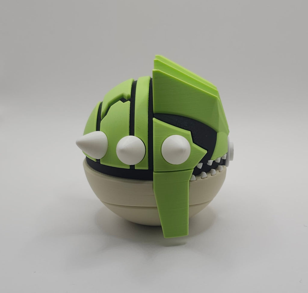 Pokemon Character Design 3D Printed Pokeball - Groudon - Unique Display Collectible