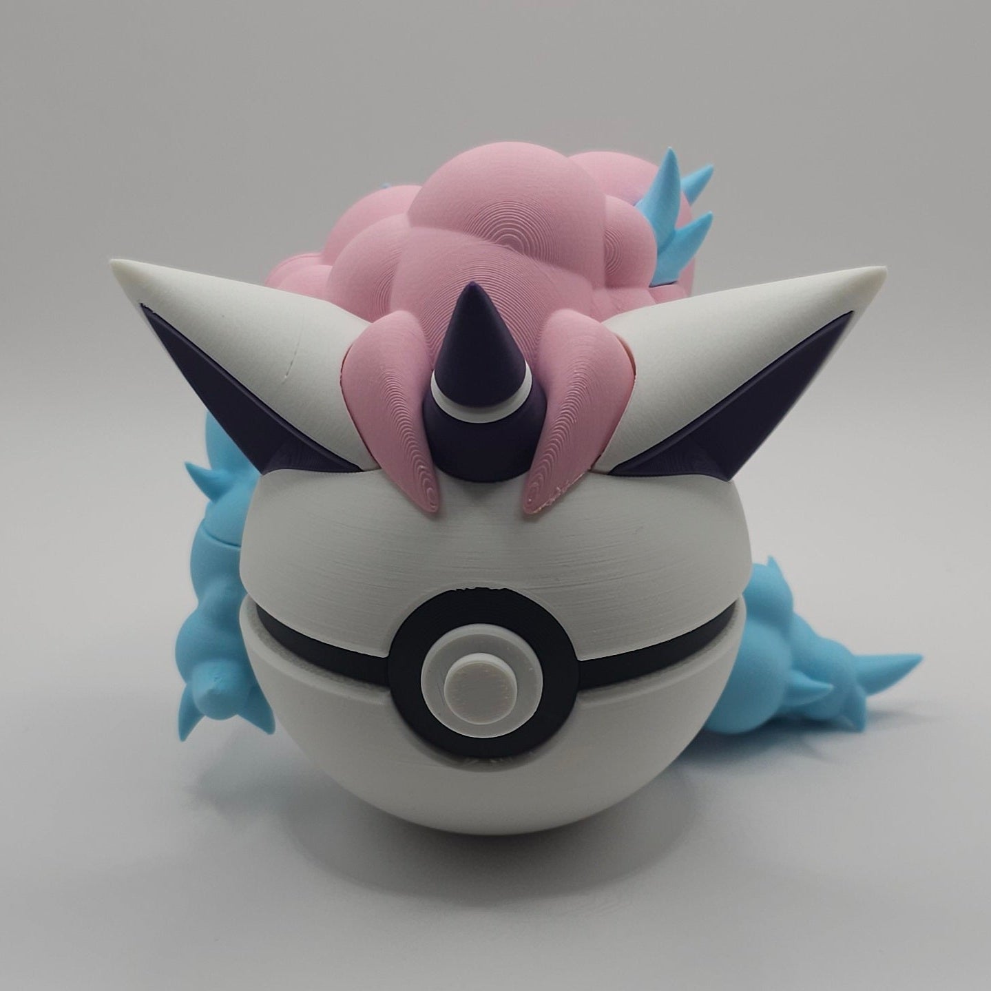 Pokemon Character Design- 3D Printed Pokeball- Galarian Ponyta- Unique Display Fan Art Collectible