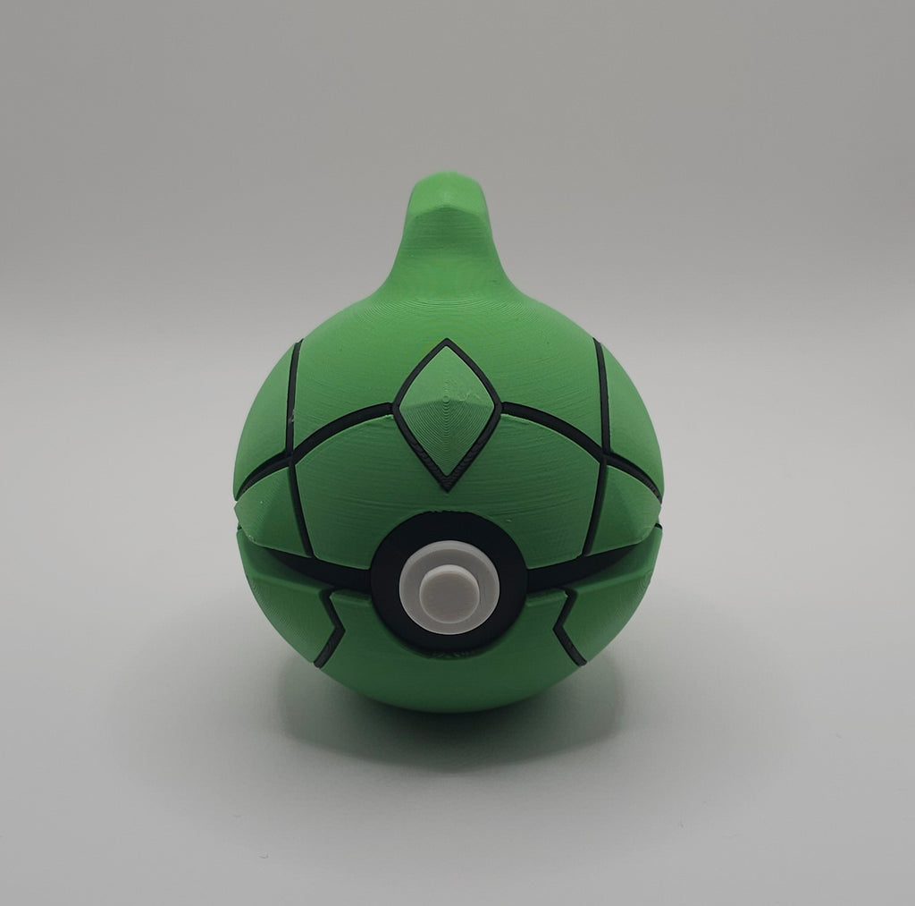 Pokemon Character Design - 3D Printed Pokeball - Metapod - Unique Display Collectible
