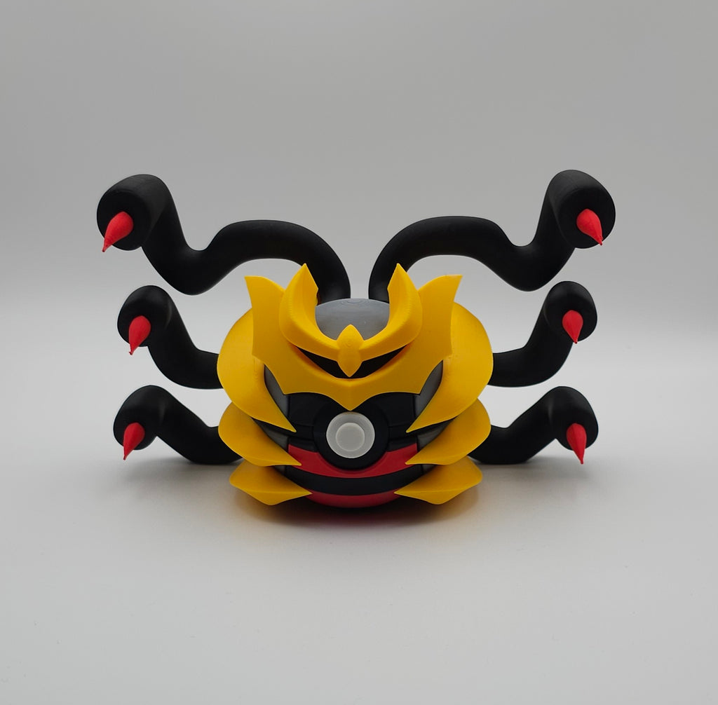 Pokemon Character Design- 3D Printed Pokeball- Origin Giratina- Unique Display Collectible