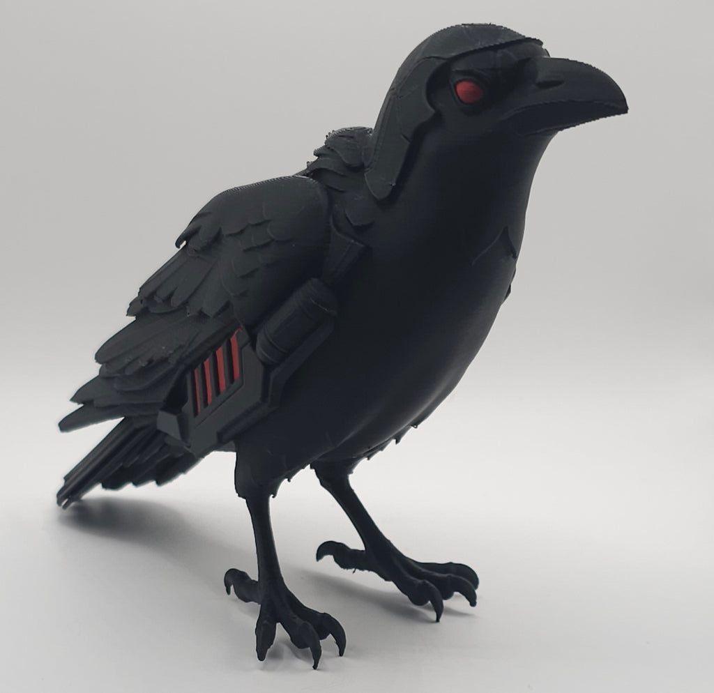 Mephisto Bird- 3D Printed Figure- Unique Display Collectible