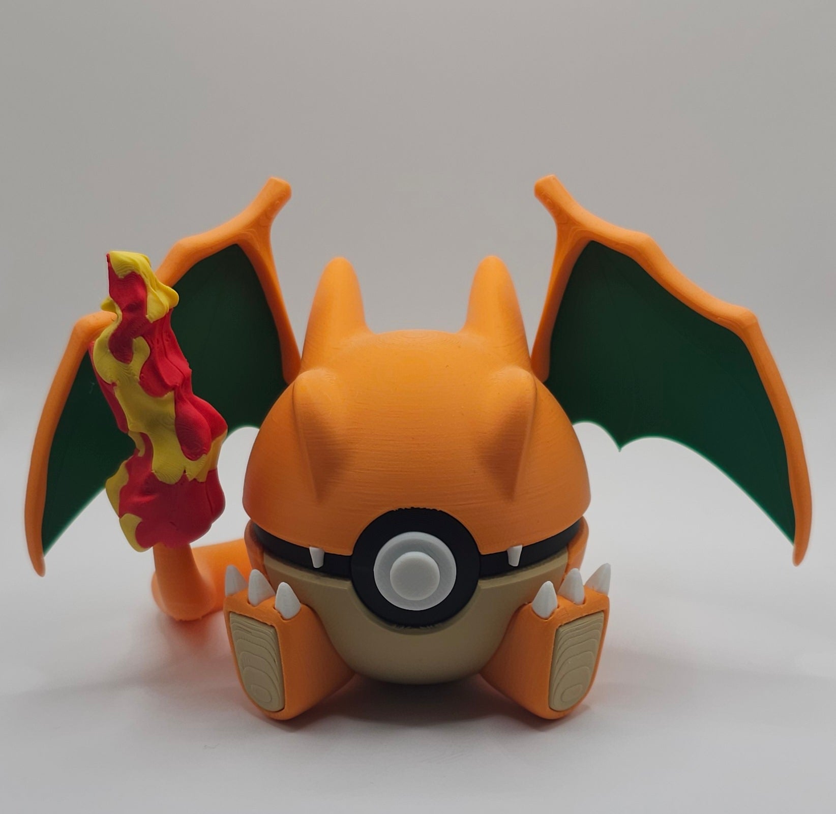 Pokemon Character Design 3D Printed Pokeball - Charizard - Unique Display Collectible