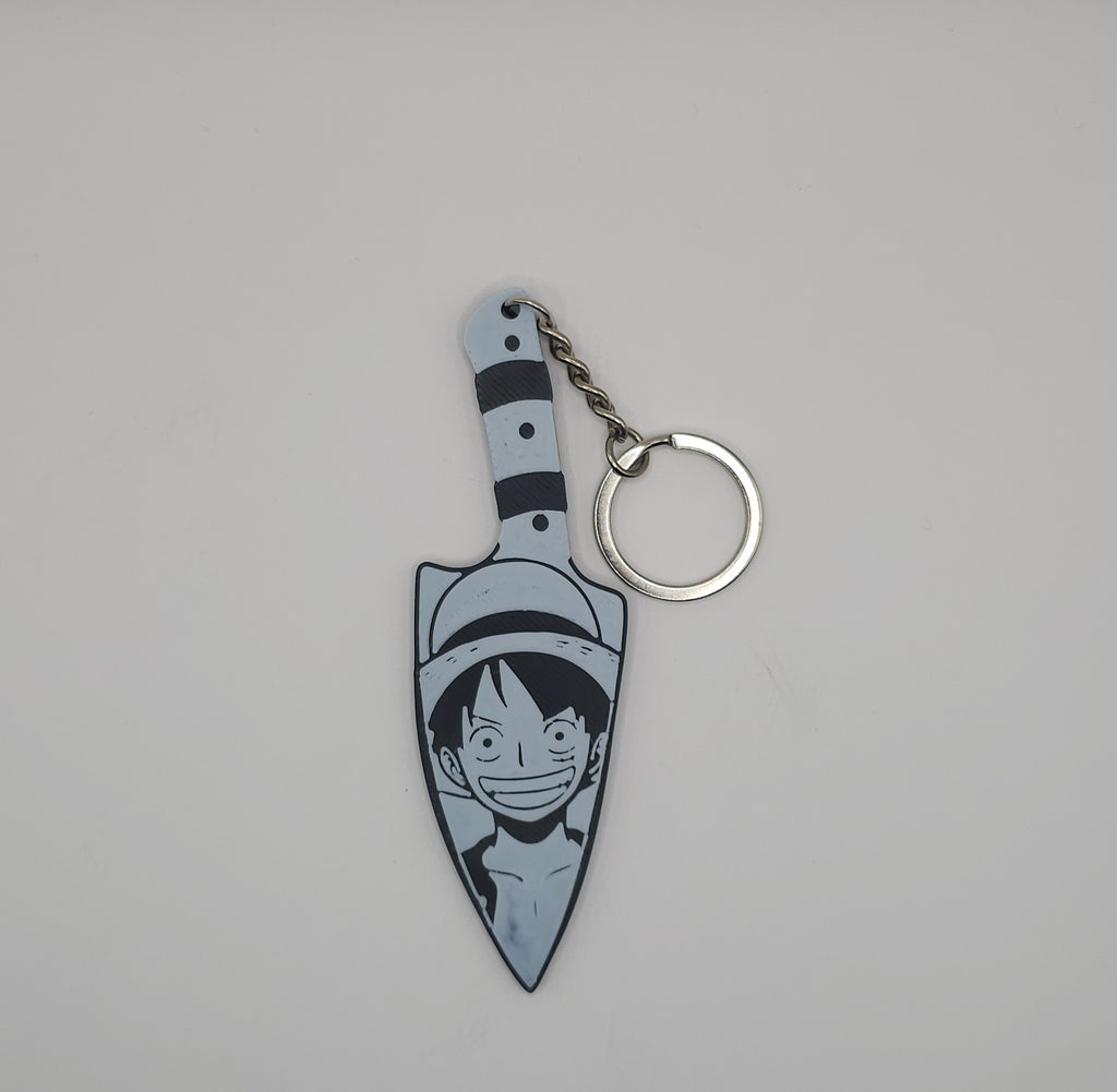 One Piece Character Inspired- 3D Printed Dagger Style Keychain- Unique Fan Art Collectible