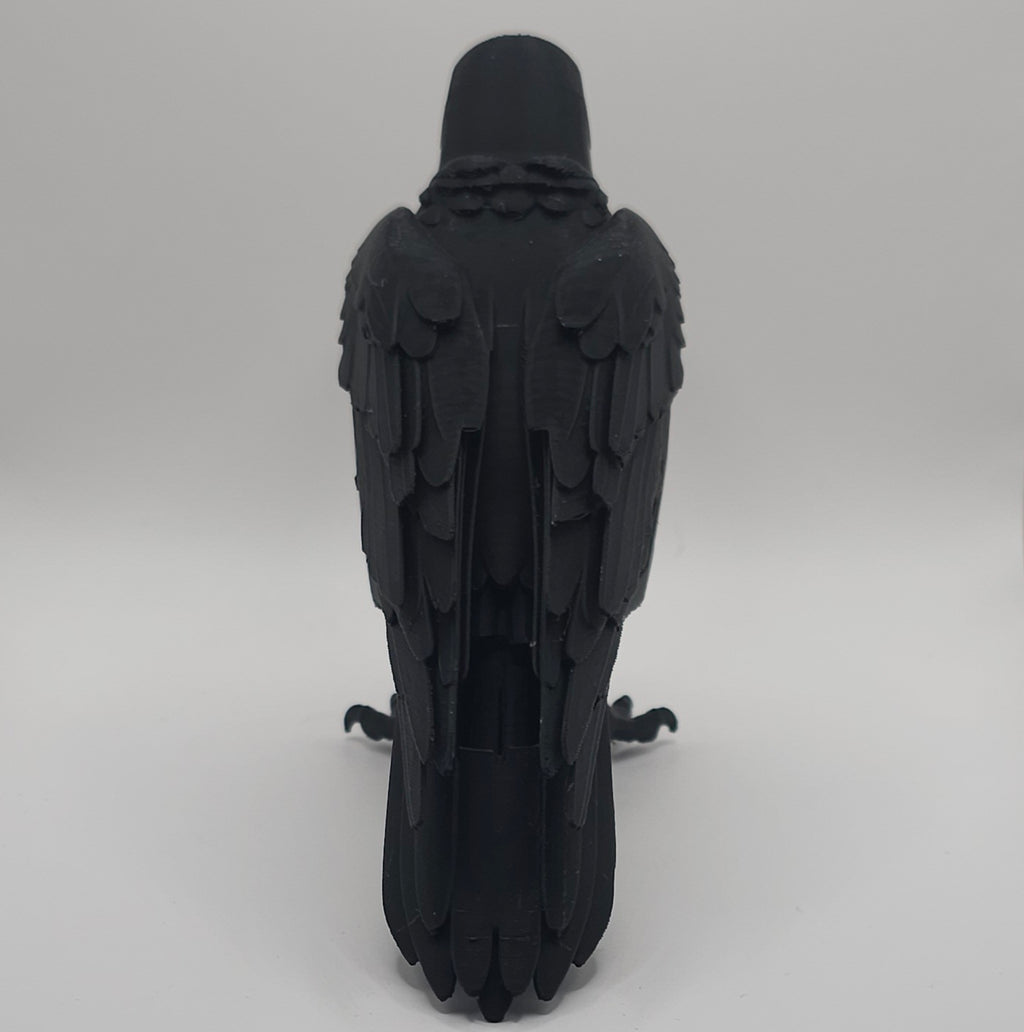 Mephisto Bird- 3D Printed Figure- Unique Display Collectible
