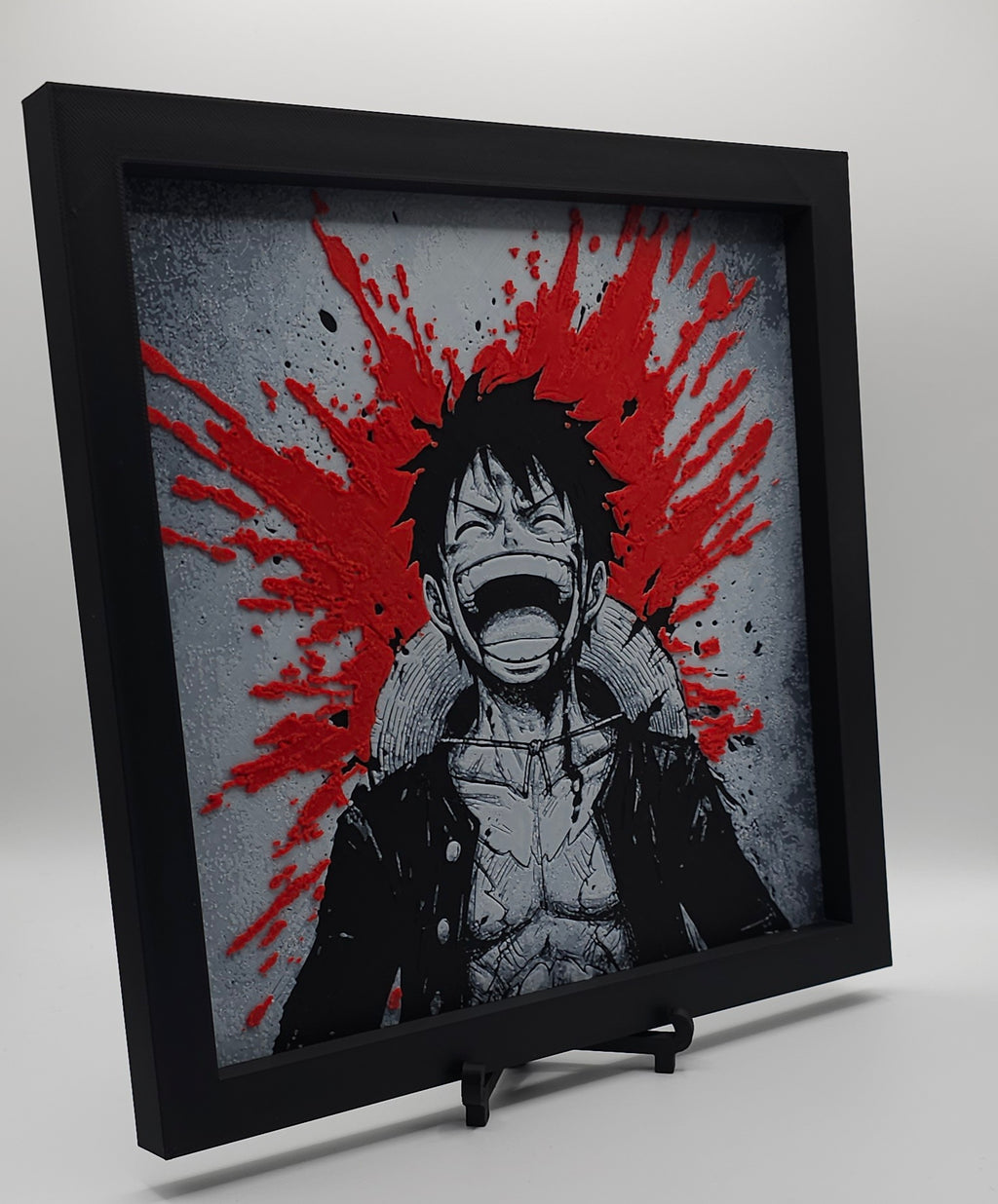 One Piece Luffy Inspired HueForge- 3D Printed Wall Art- Unique Display Collectible