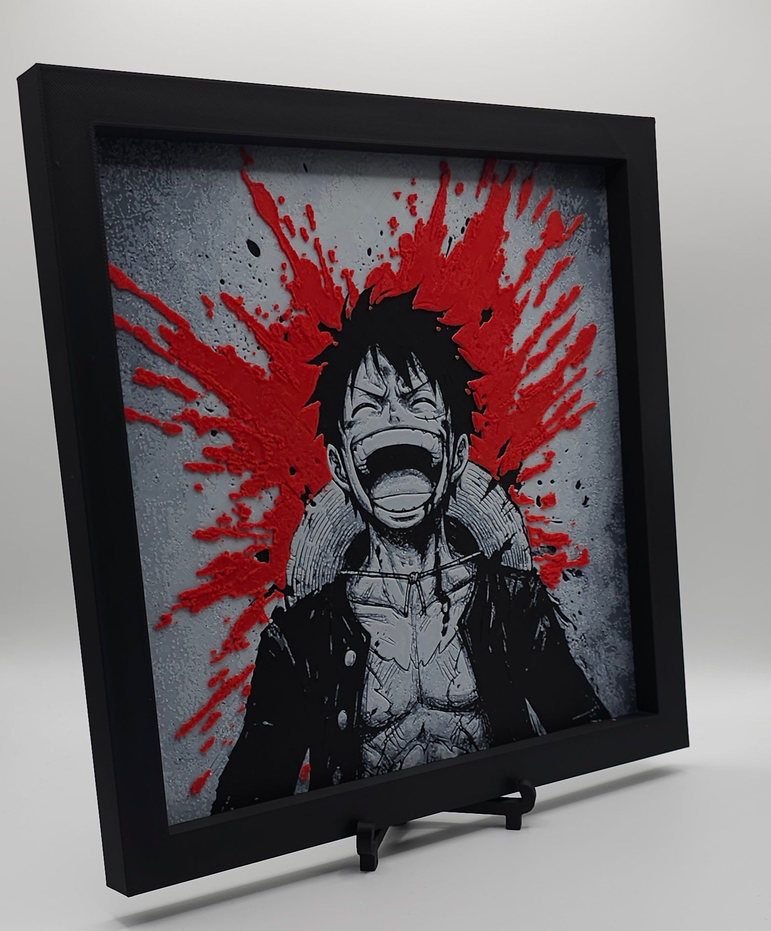 One Piece Luffy Inspired HueForge- 3D Printed Wall Art- Unique Display Collectible