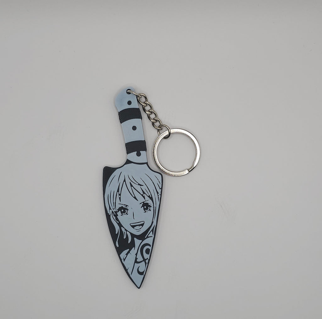 One Piece Character Inspired- 3D Printed Dagger Style Keychain- Unique Fan Art Collectible