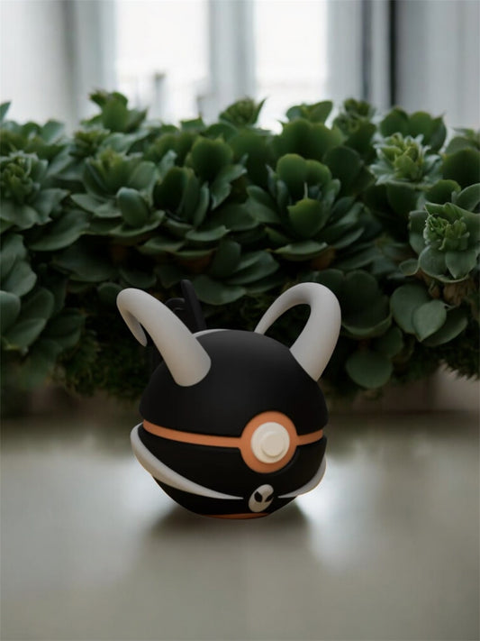 Pokemon Character Design- 3D Printed Pokeball- Houndoom- Unique Display Collectible
