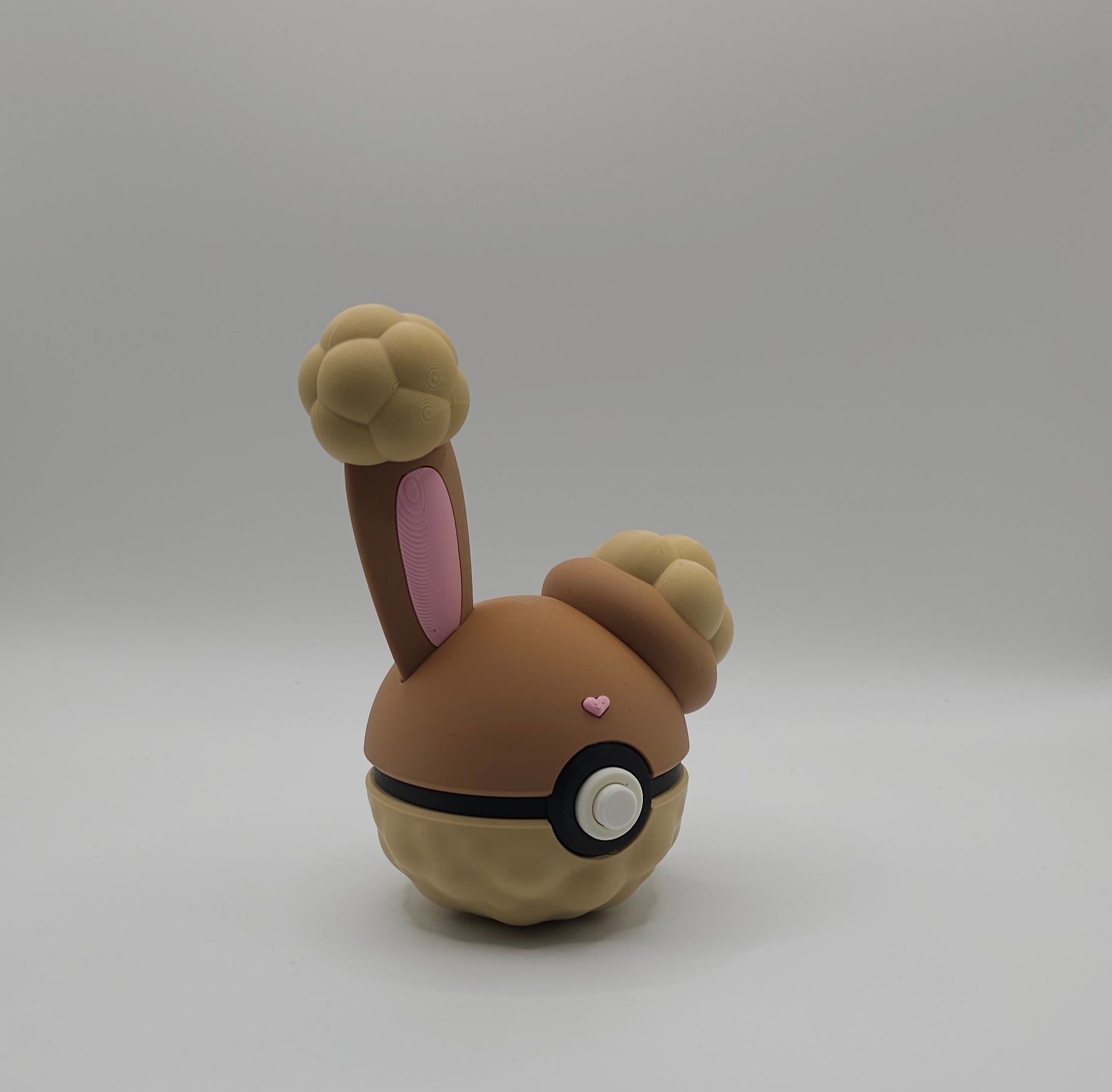 Pokemon Character Design- 3D Printed Pokeball- Buneary- Unique Display Collectible