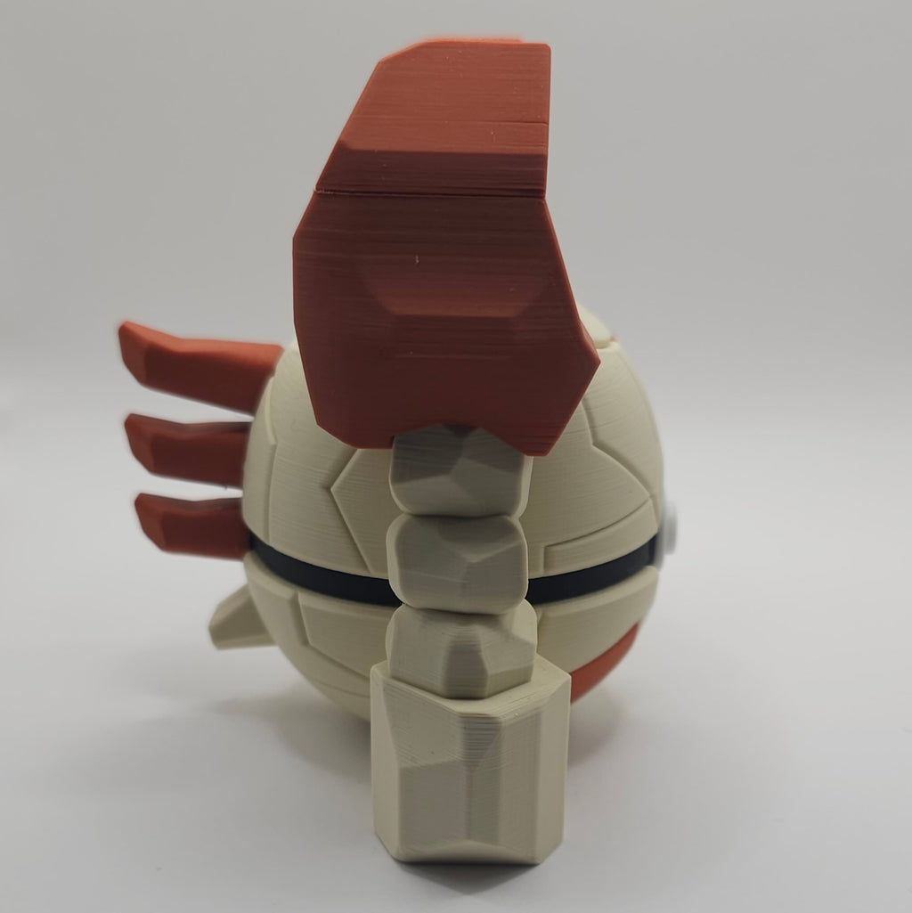 Pokemon Character Design- 3D Printed Pokeball- Regirock- Unique Display Collectible
