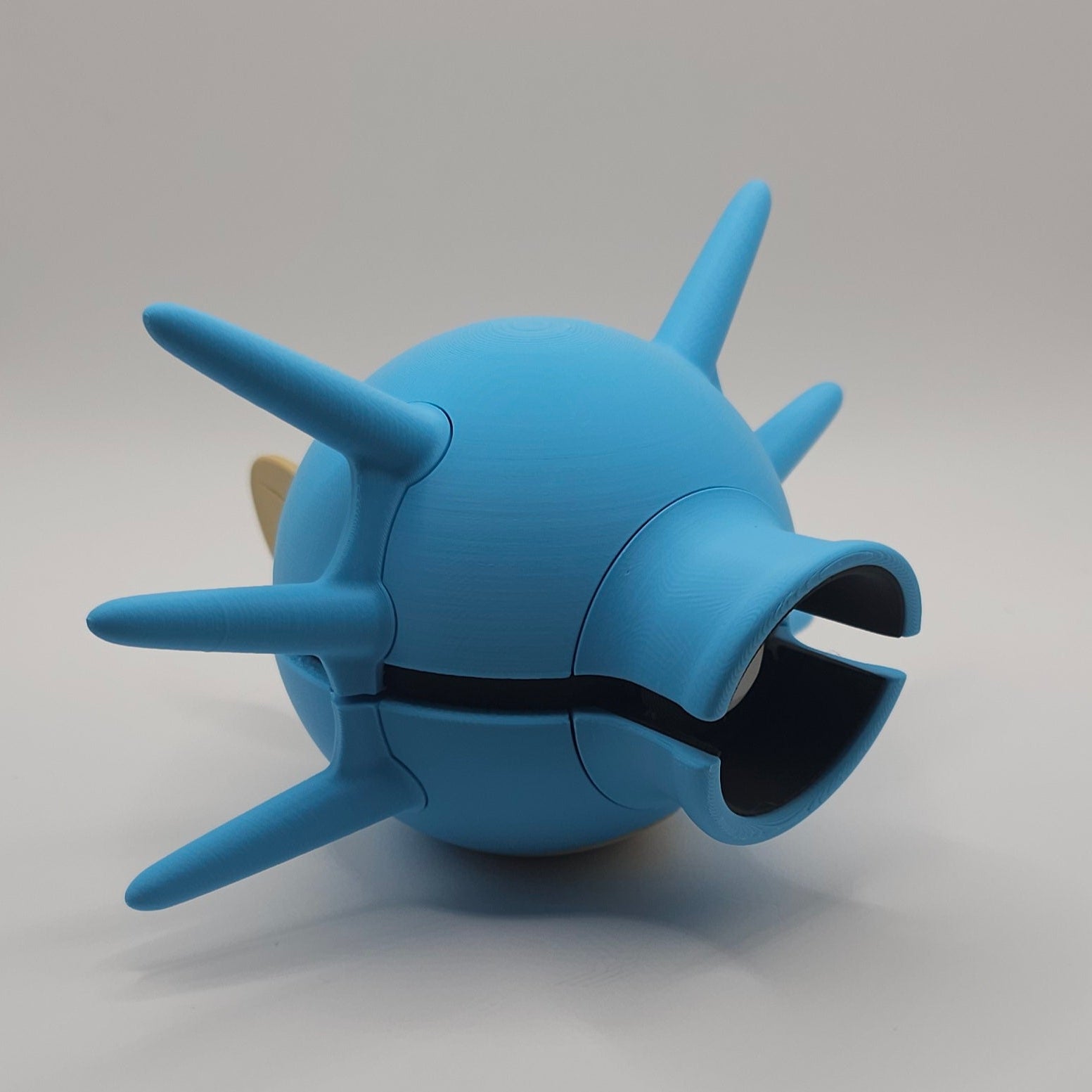 Pokemon Character Design- 3D Printed Pokeball- Horsea- Unique Display Fan Art Collectible