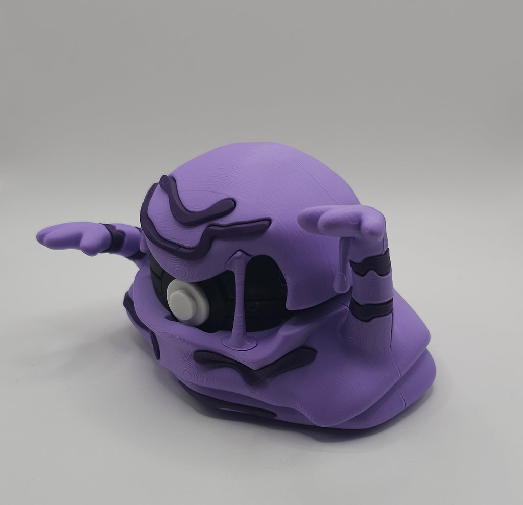 Pokemon Character Design- 3D Printed Pokeball- Muk- Unique Display Collectible