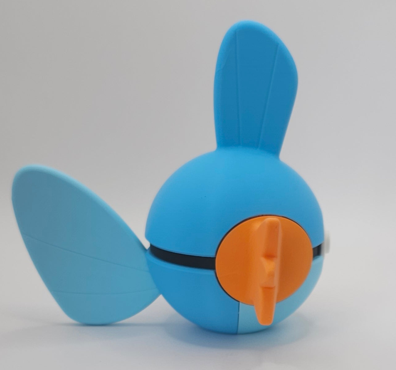 Pokemon Character Design- 3D Printed Pokeball- Mudkip- Unique Display Collectible
