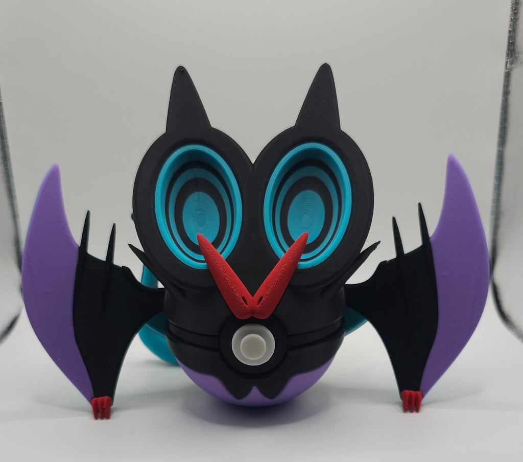 Pokemon Character Design- 3D Printed Pokeball- Noivern- Unique Display Collectible
