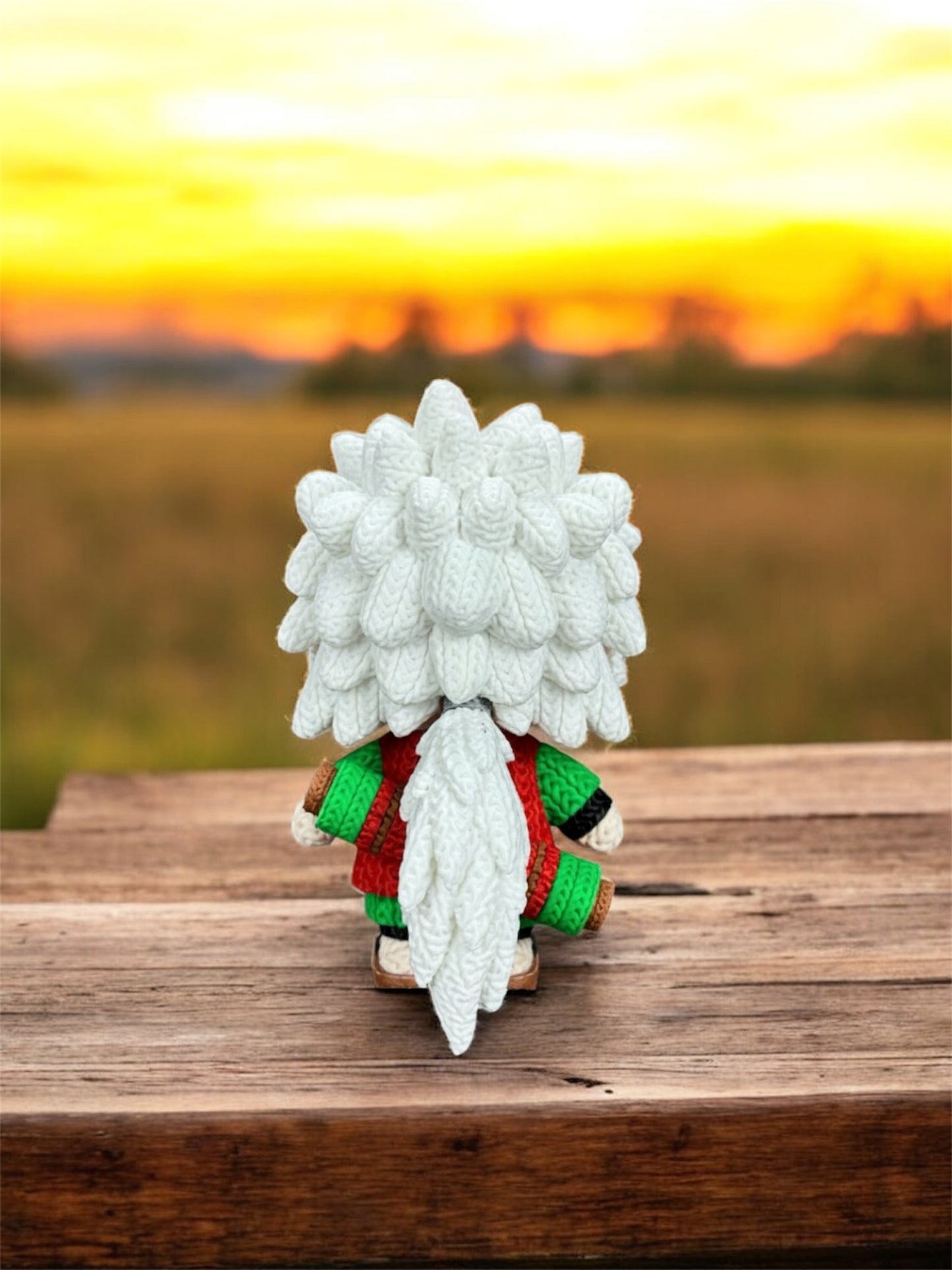 Knitted Design - 3D Printed Naruto inspired Character Figures - Unique Display Collectibles