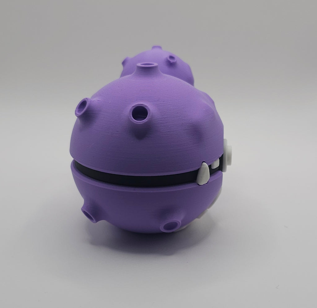 Pokemon Character Design - 3D Printed Pokeball - Weezing - Unique Display Collectible