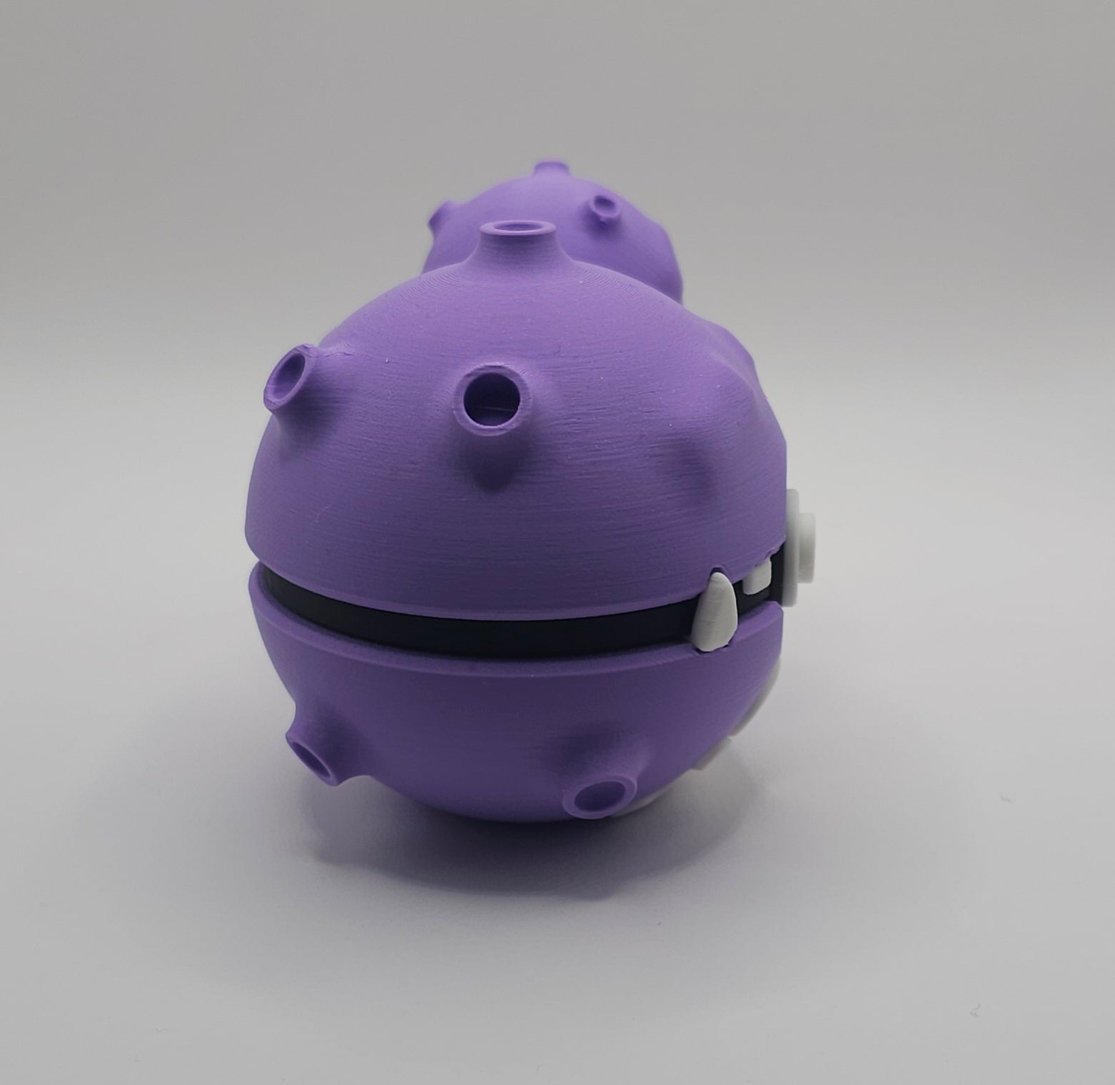 Pokemon Character Design - 3D Printed Pokeball - Weezing - Unique Display Collectible