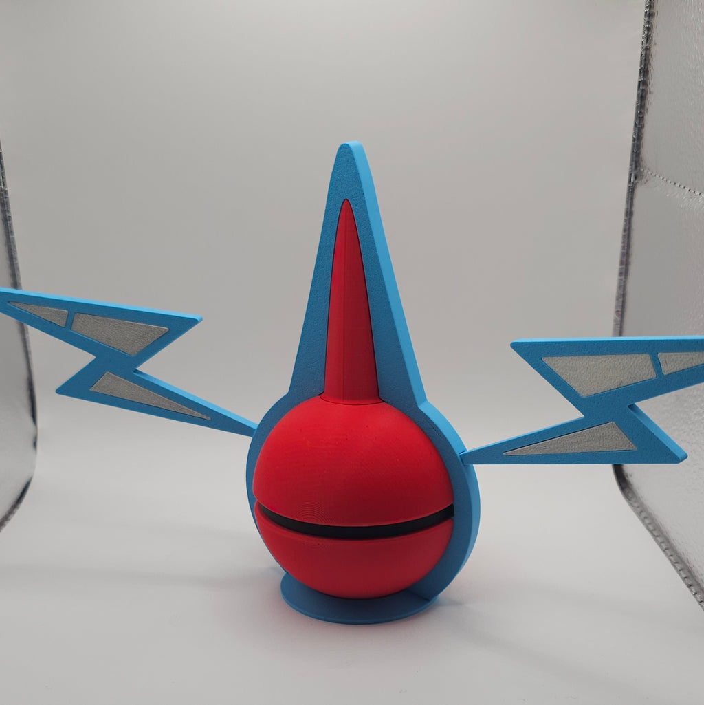 Pokemon Character Design- 3D Printed Pokeball- Rotom- Unique Display Collectible