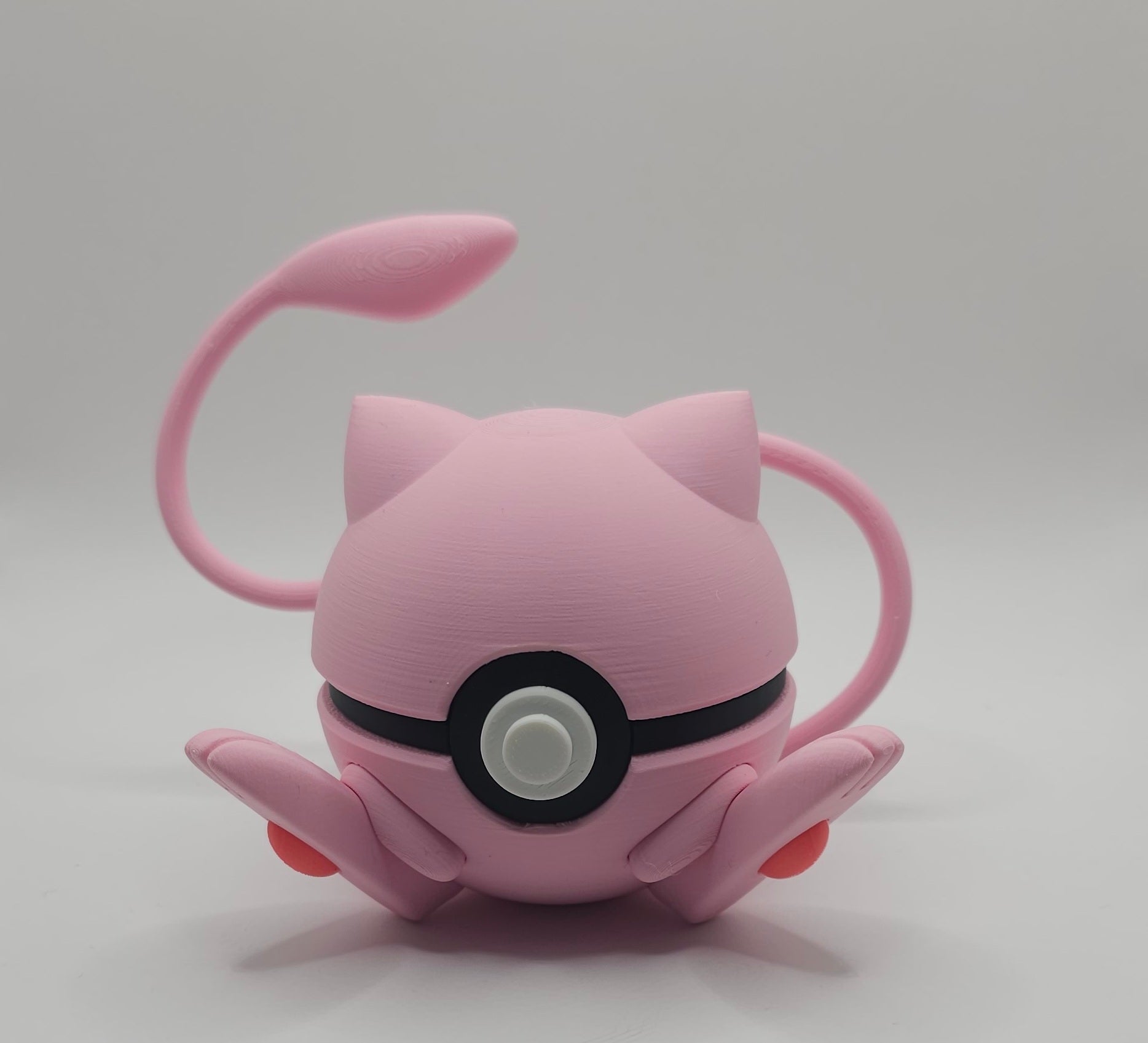 Pokemon Character Design 3D Printed Pokeball - Mew - Unique Display Collectible