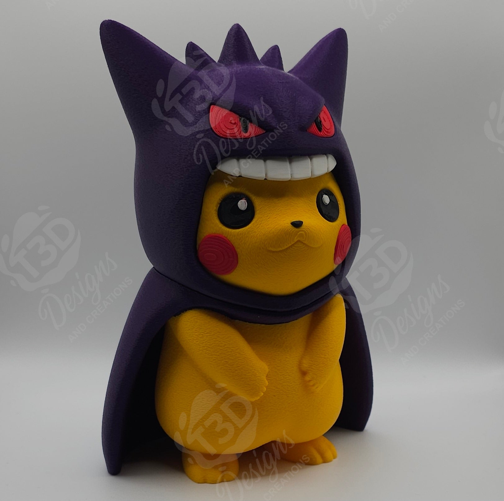 Pikachu x Gengar Poncho Figure