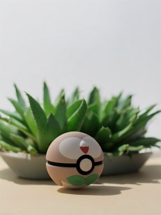 Pokemon Character Design- 3D Printed Pokeball- Rowlett- Unique Display Collectible