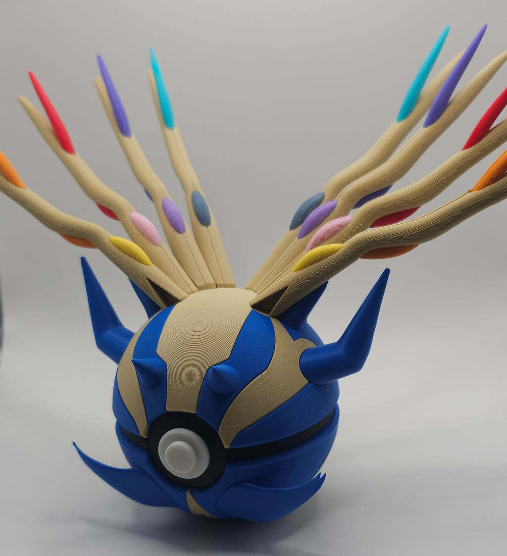 Pokemon Character Design- 3D Printed Pokeball- Xerneas- Unique Display Collectible