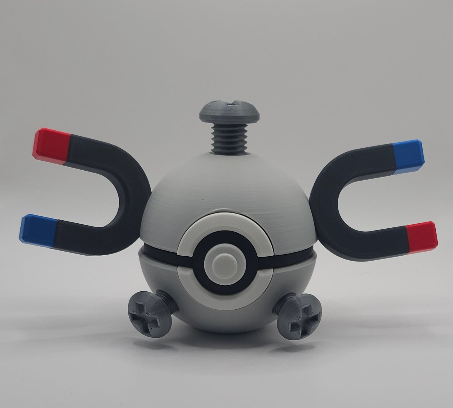 Pokemon Character Design 3D Printed Pokeball - Magnemite - Unique Display Collectible