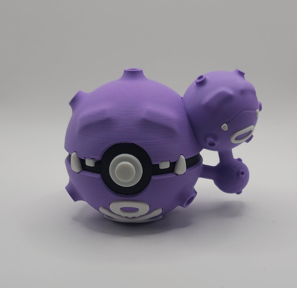 Pokemon Character Design - 3D Printed Pokeball - Weezing - Unique Display Collectible