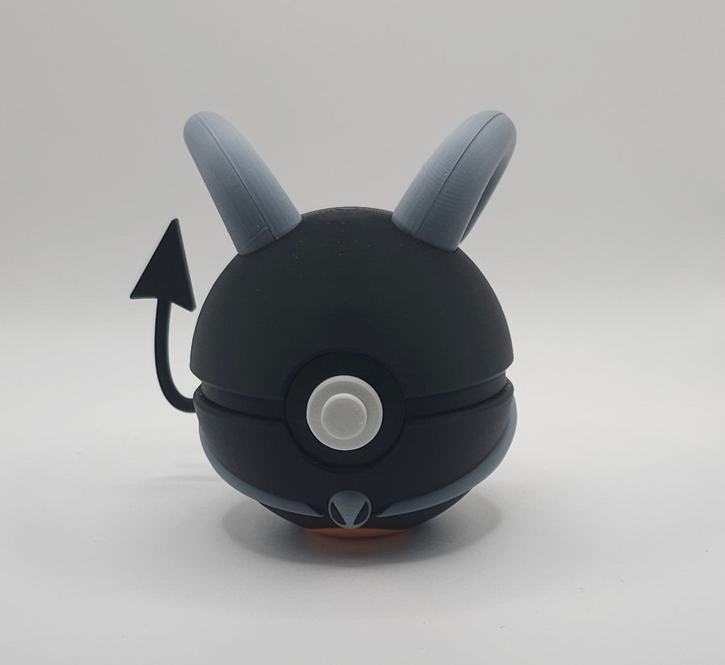Pokemon Character Design- 3D Printed Pokeball- Houndoom- Unique Display Collectible