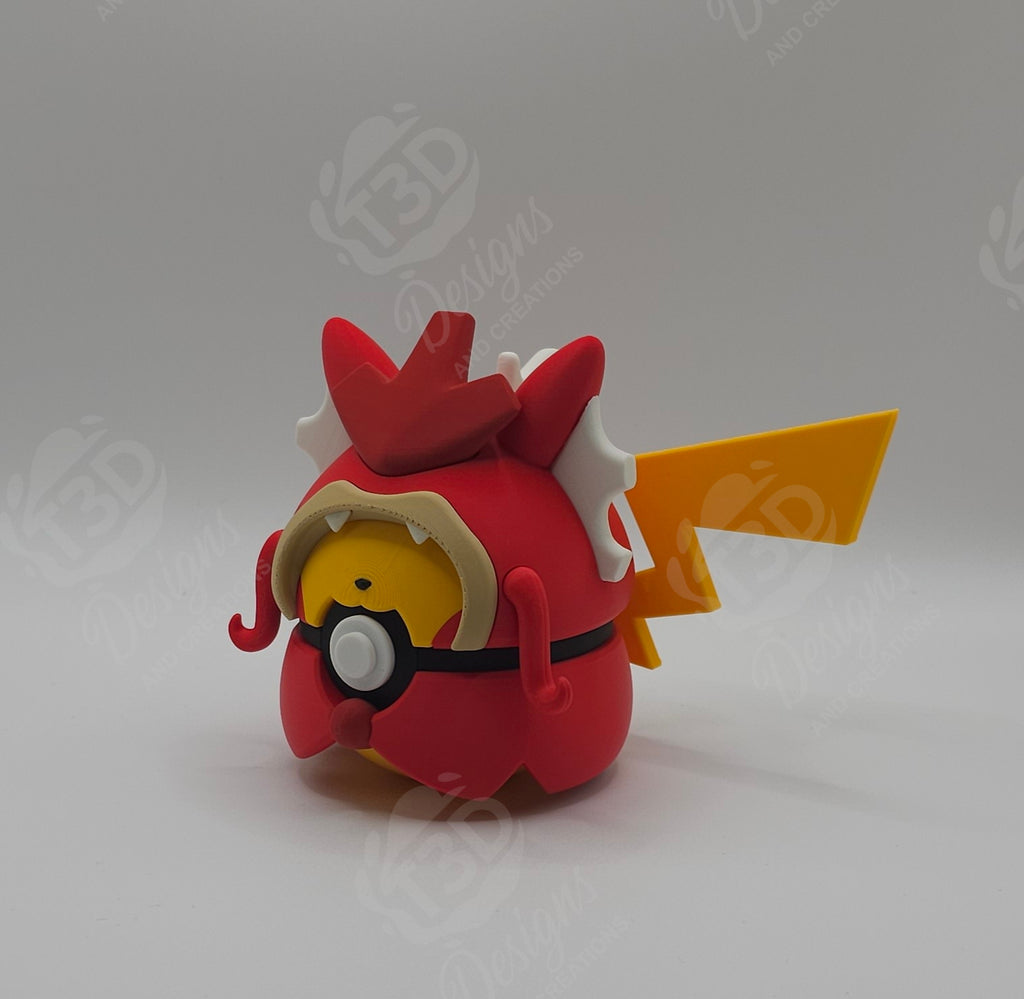 Pikachu Poncho- Magikarp & Gyarados