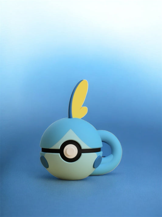 Pokemon Character Design- 3D Printed Pokeball- Sobble- Unique Display Collectible