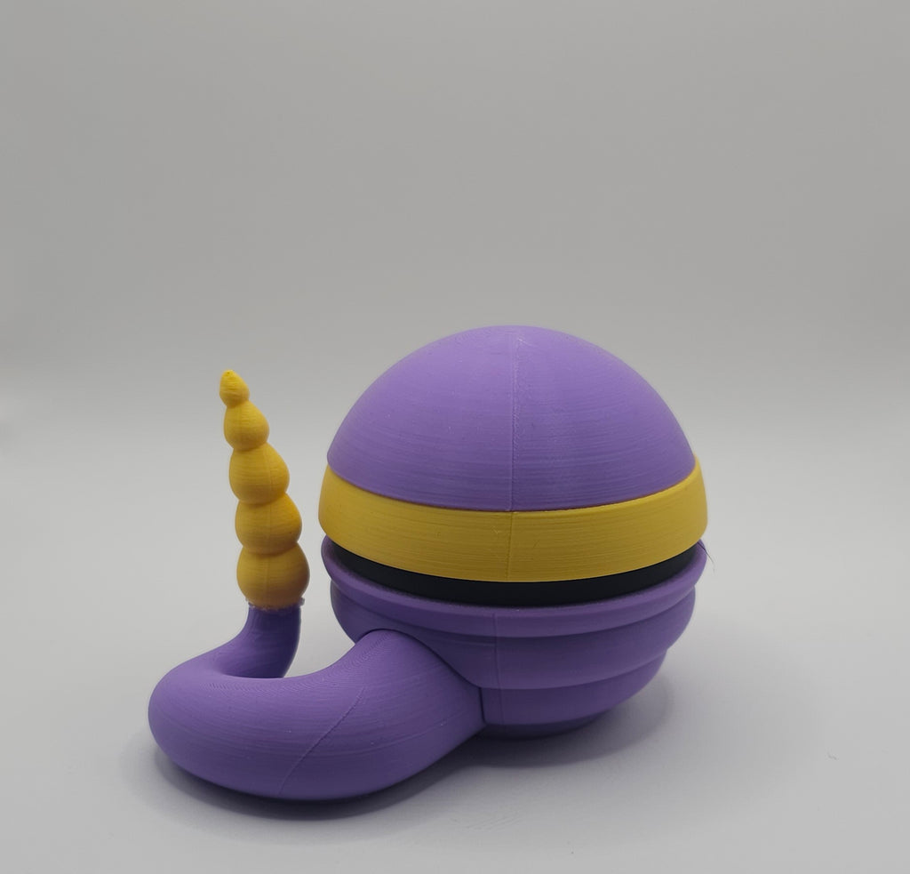 Pokemon Character Design 3D printed Pokeball - Ekans - Unique Display Collectible