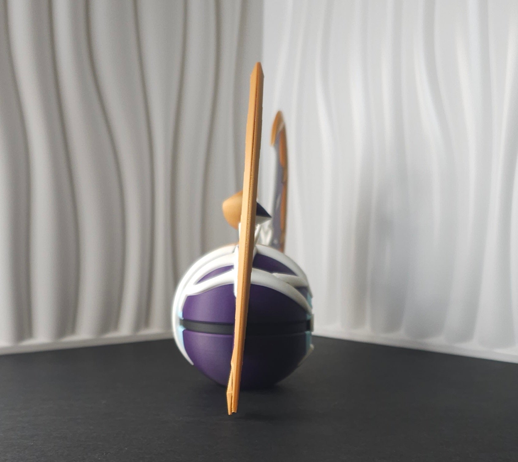 Pokemon Character Design- 3D Printed Pokeball- Lunala- Unique Display Collectible