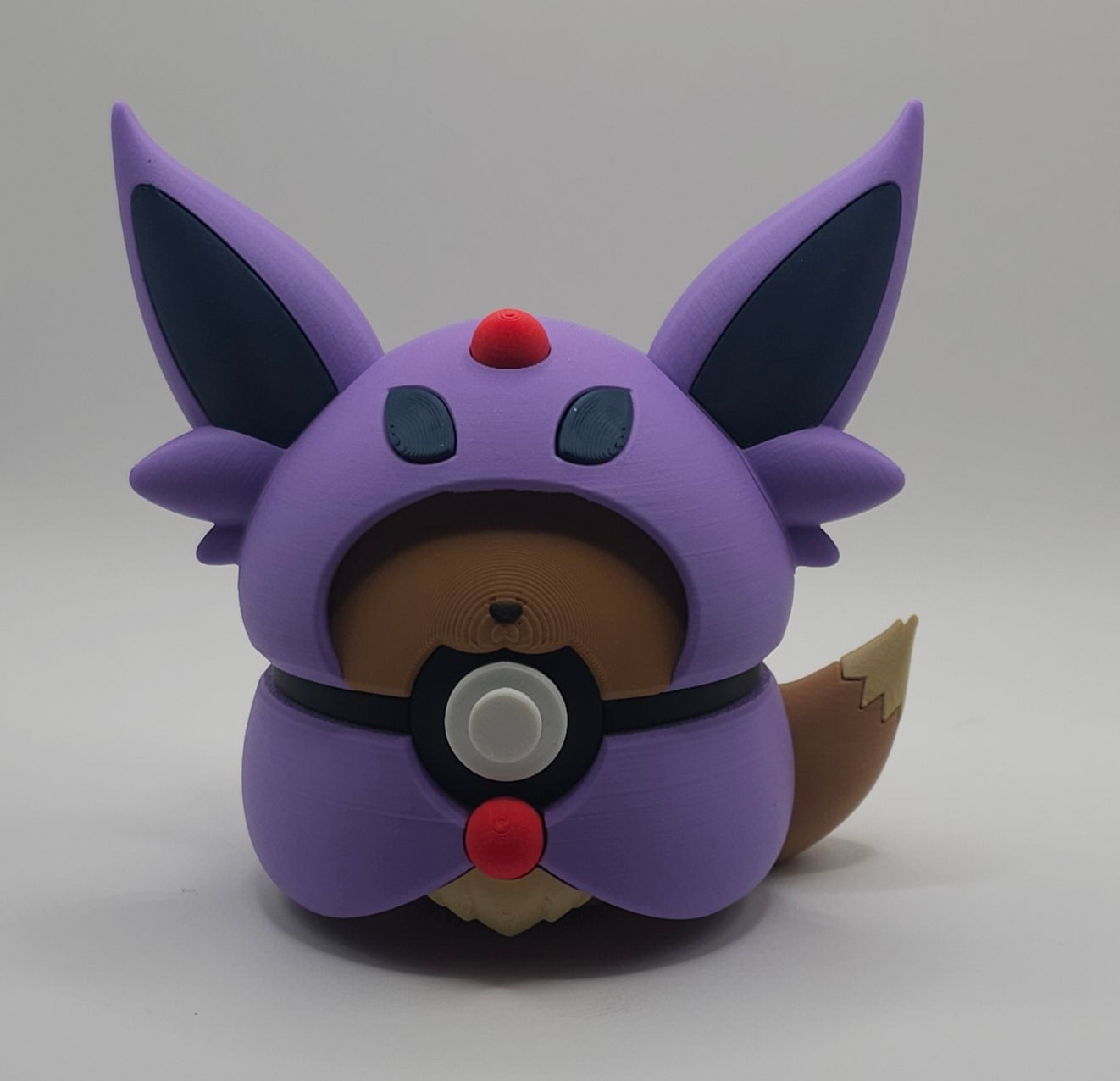 Pokemon Eeveelutions Poncho Design- 3D Printed Pokeball- Unique Display Fan Art Collectible