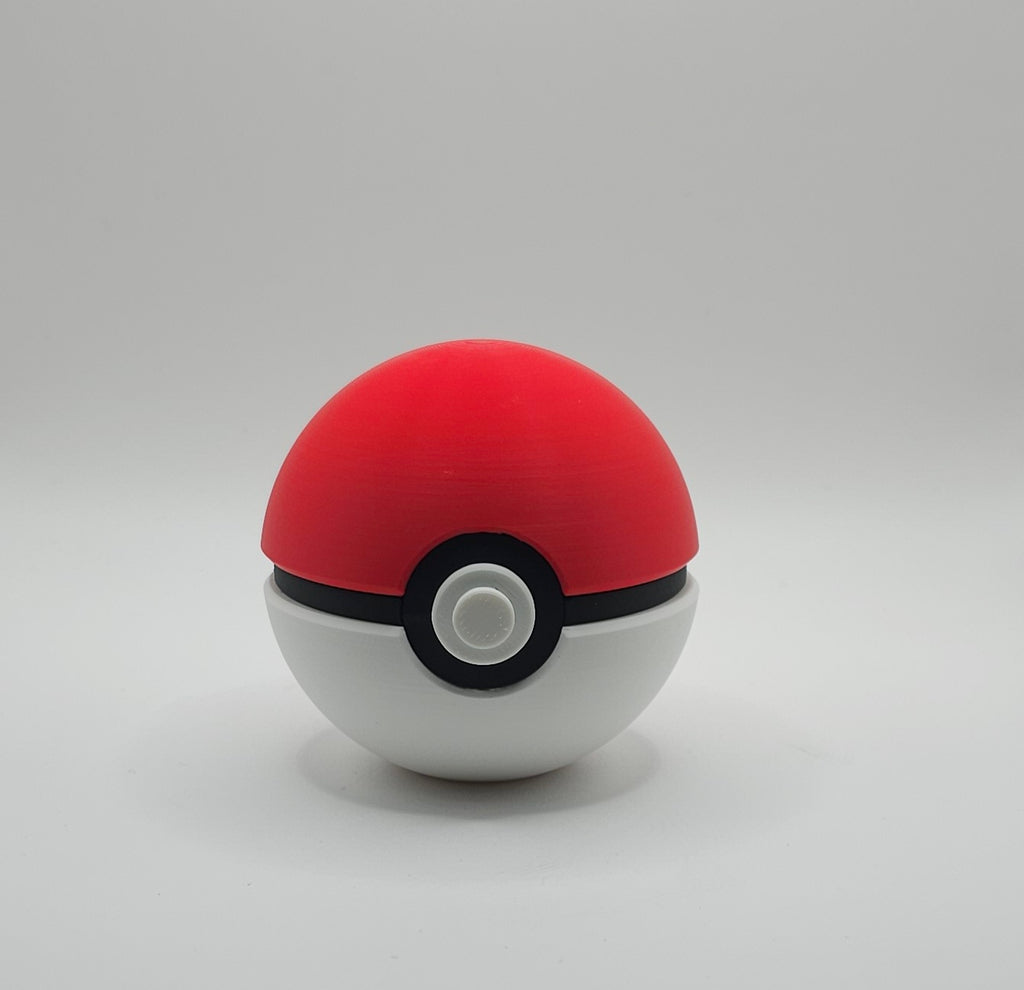 Pokemon 3D Printed Pokeball- Original Pokeball Design- Unique Fan Art Collectible