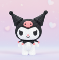 Knitted Design- 3D Printed Kuromi Figure- Unique Display Collectible