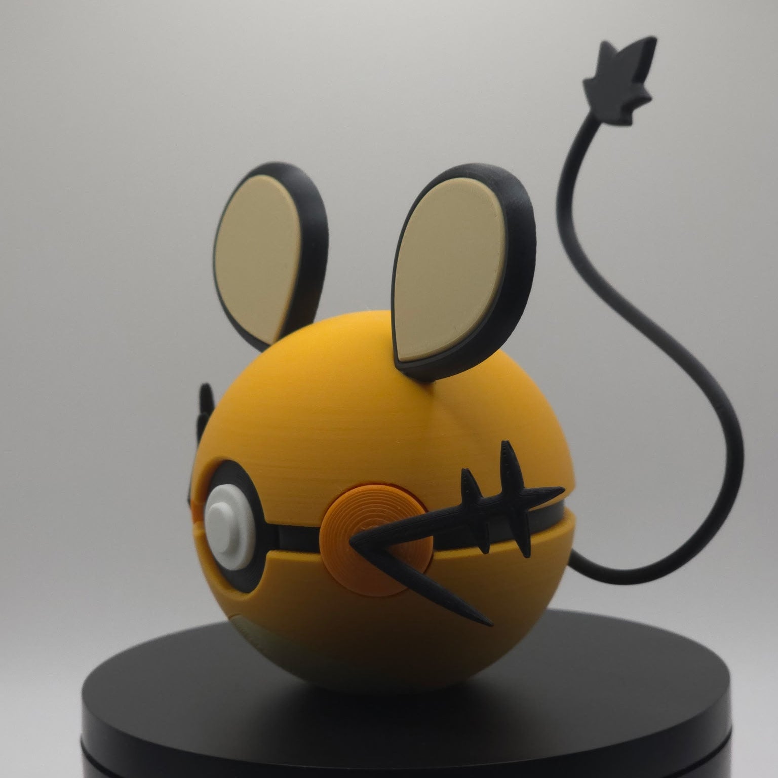 Pokemon Character Design- 3D Printed Pokeball- Dedenne- Unique Display Collectible