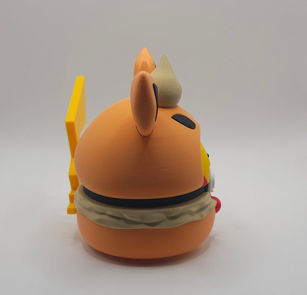 Pokemon Pikachu-Umbreon Poncho Design- 3D Printed Pokeball- Unique Display Fan Art Collectible